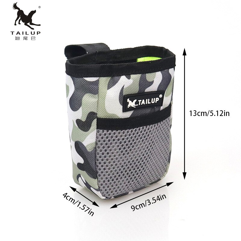 TAILUP Portable Dog Training Pouch Pet Treat Bag Feed Storage Pocket Pouch Snack Reward Waist Bag for Outdoor Travel