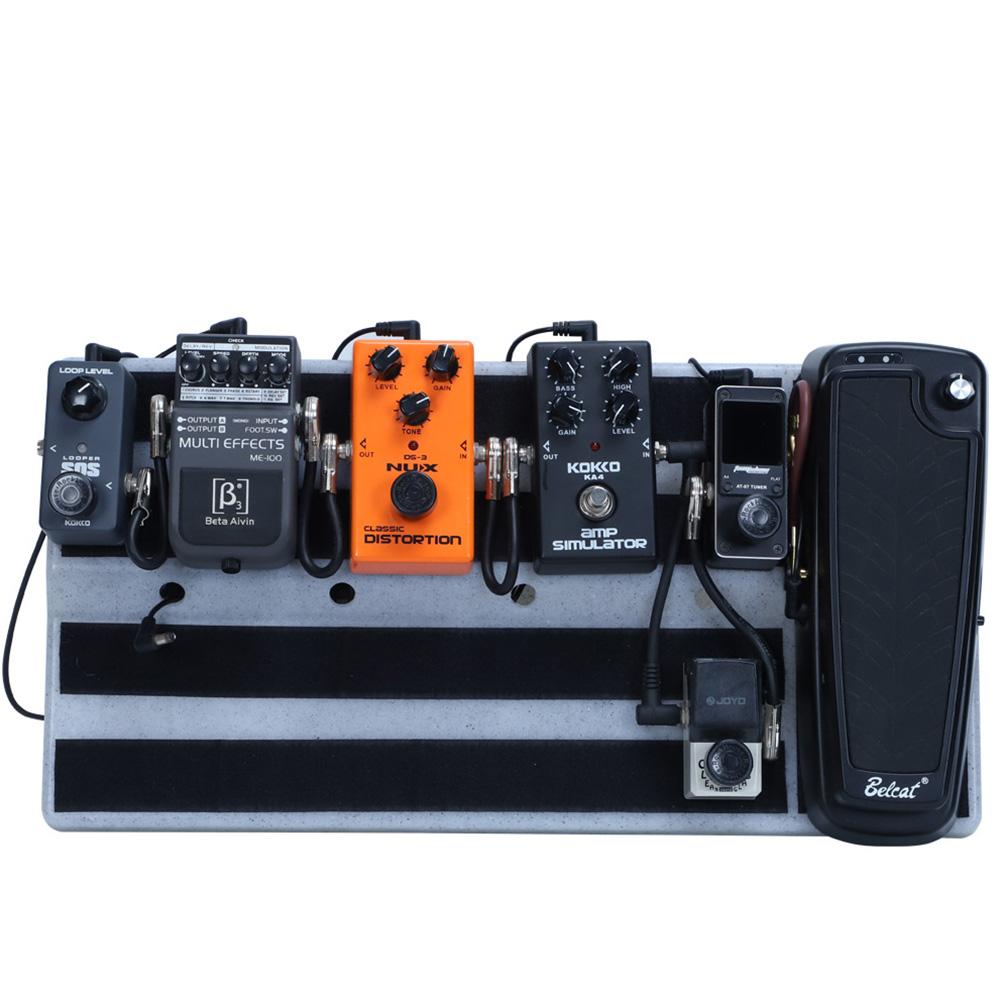 Electric Guitar Pedal Effect Board, Effect Track Board Super Light Super Strong and Large Capacity
