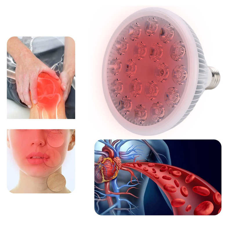54W LED Red Infrared Therapy Light 660/850/940NM Household Pain Relief LED Therapy Light Lamp Beauty Care Tool AC100-240V