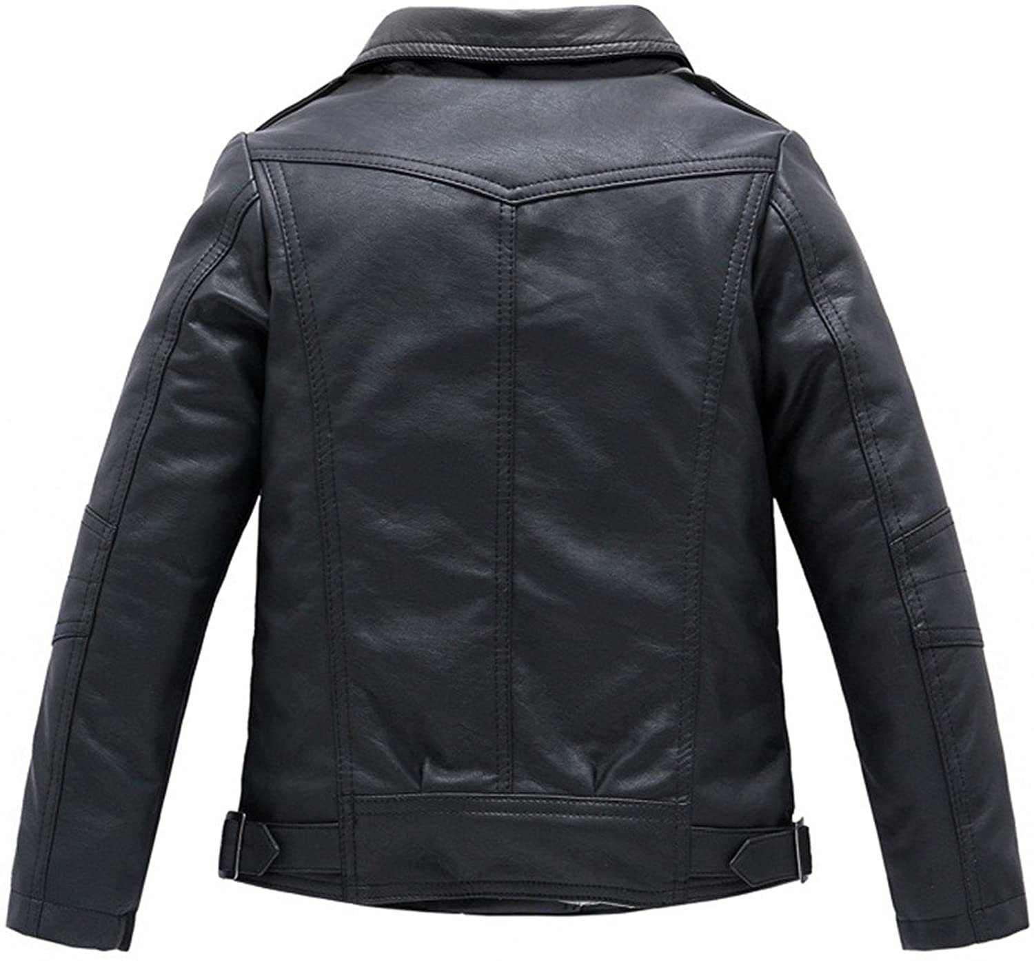 Peuters Faux Fall Lederen Jassen Voor 3-12Years Jongens Kinderen Herfst Windjack Motorfiets Jassen
