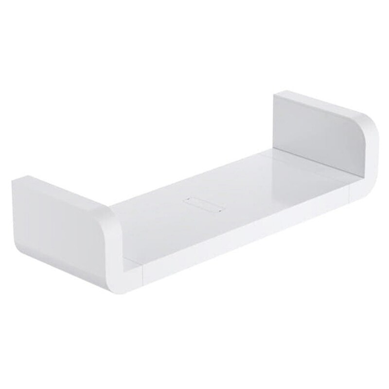 Bathroom Floating Shelf U Shape Suction Wall Rack Storage Organizer Self Adhesive [No Drilling Installation]