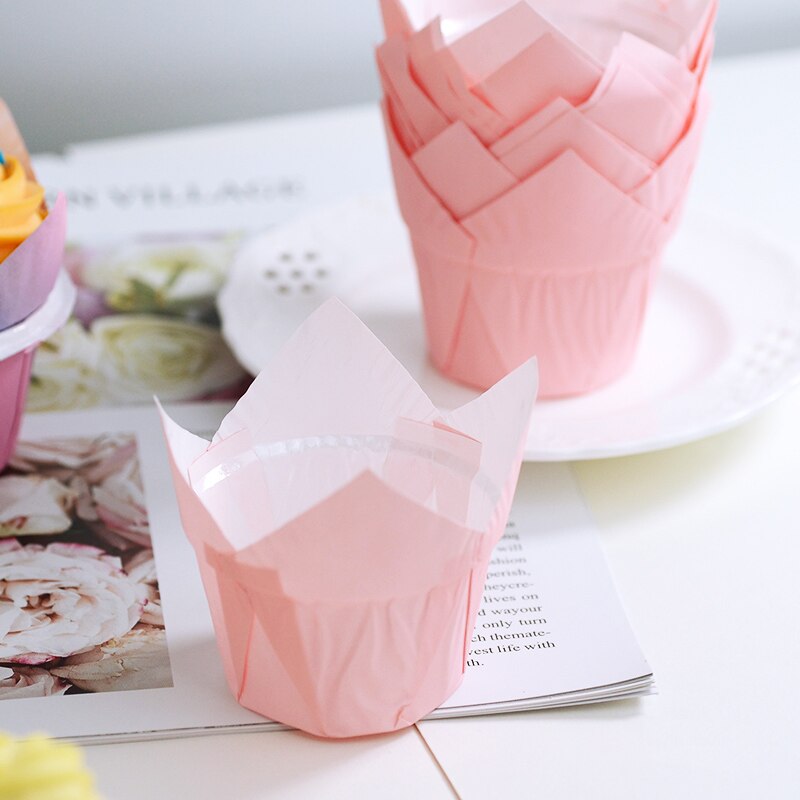 50Pcs Paper Muffin Cupcake Paper Cups Cupcake Liner Baking Muffin Cup Cake Paper Cups Pastry Tools Cake Decoration Tool