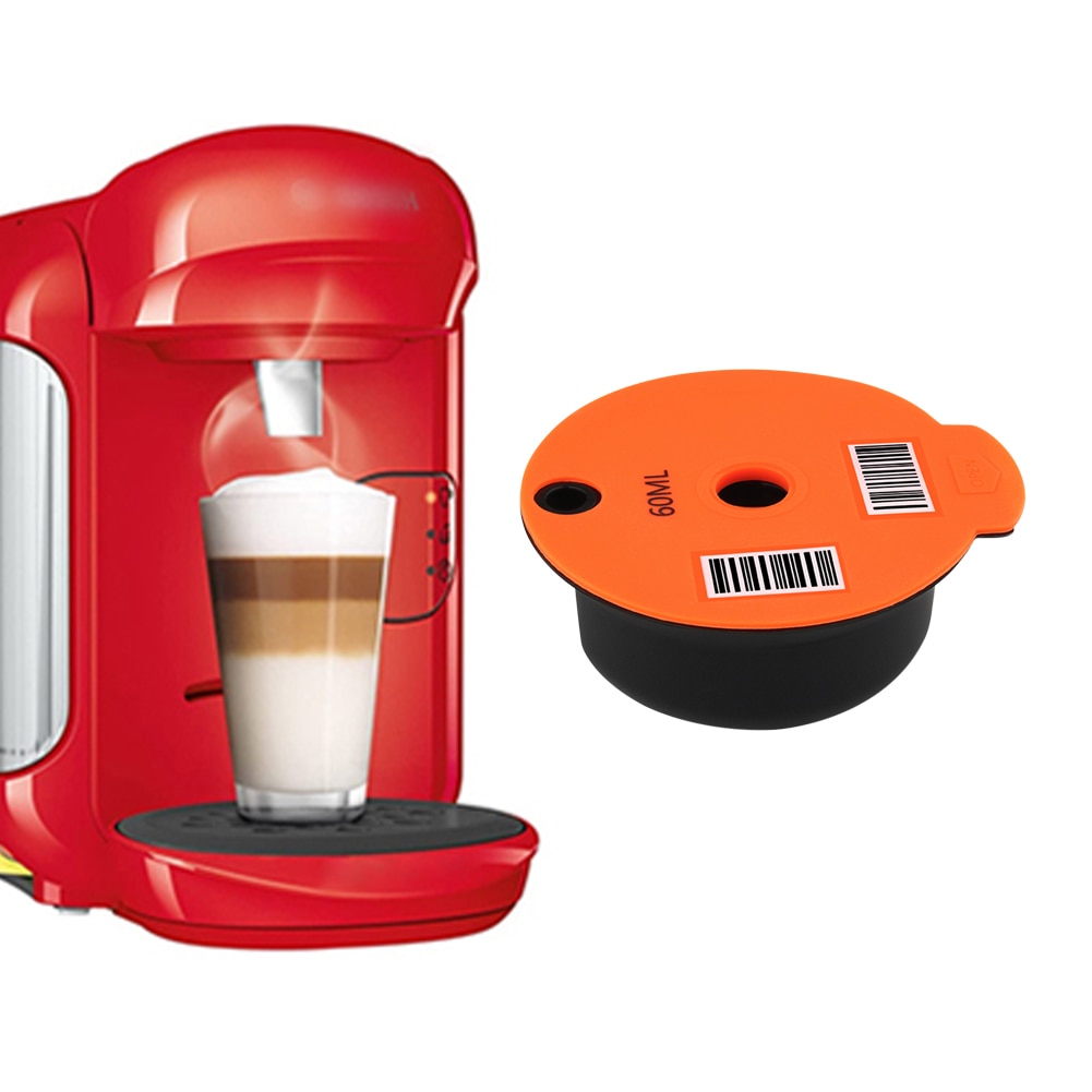 Koffie Machine Herbruikbare Capsule Koffie Cup Filter Manden Pod En Lepel Borstel Voor Bosch-S Tassimo Cafe Keuken Gadgets