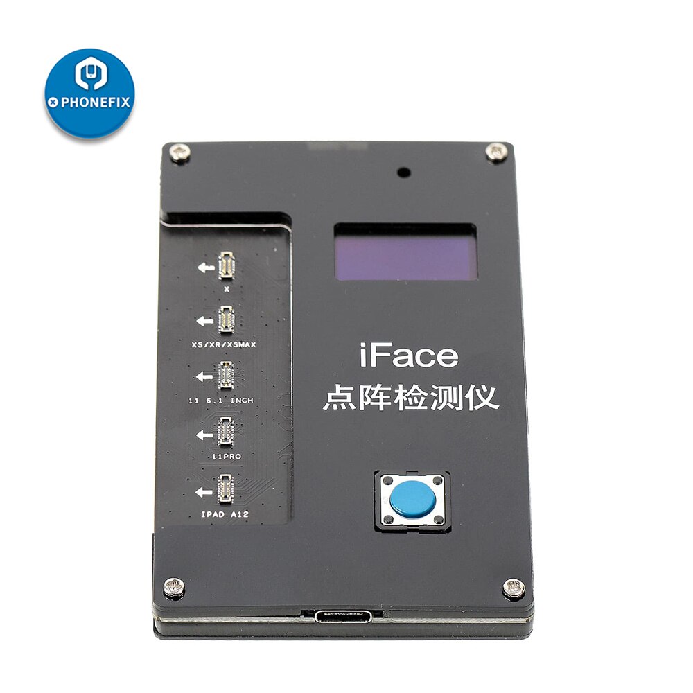 Qianli iface matrix tester iface dot projektor til iphone x -11 pro ipad  a12 ansigt id test reparation hurtig diagnose fejl