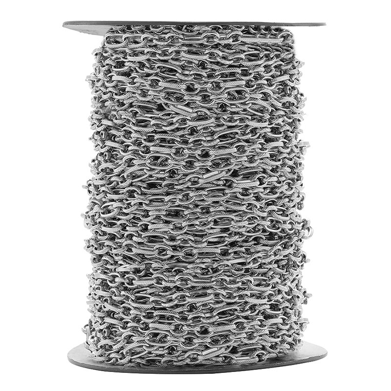 Edelstahl 1 Meter Ketten Kabel Stil Gold Ketten DIY für Halskette Armbinde Fußkettchen Schmuck Herstellung Komponenten