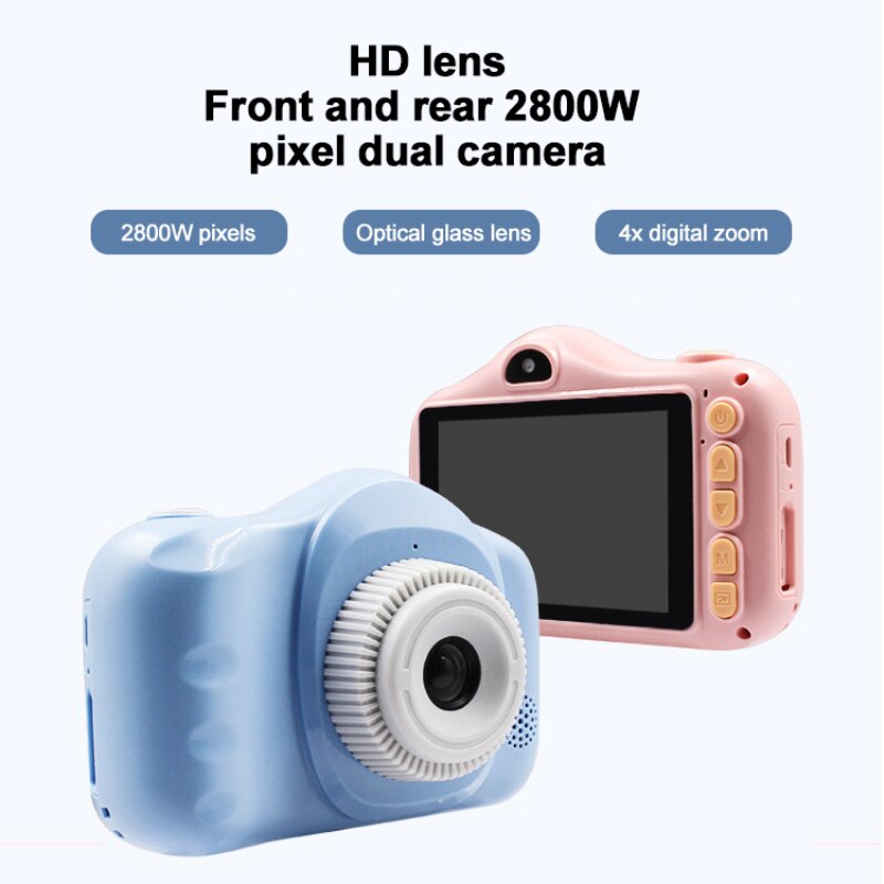 Kinderen Camera 3.5-Inch Scherm Digitale Camera Met Dual-Lens High-Definition Kinderen Hd Video camera Voor Kinderen