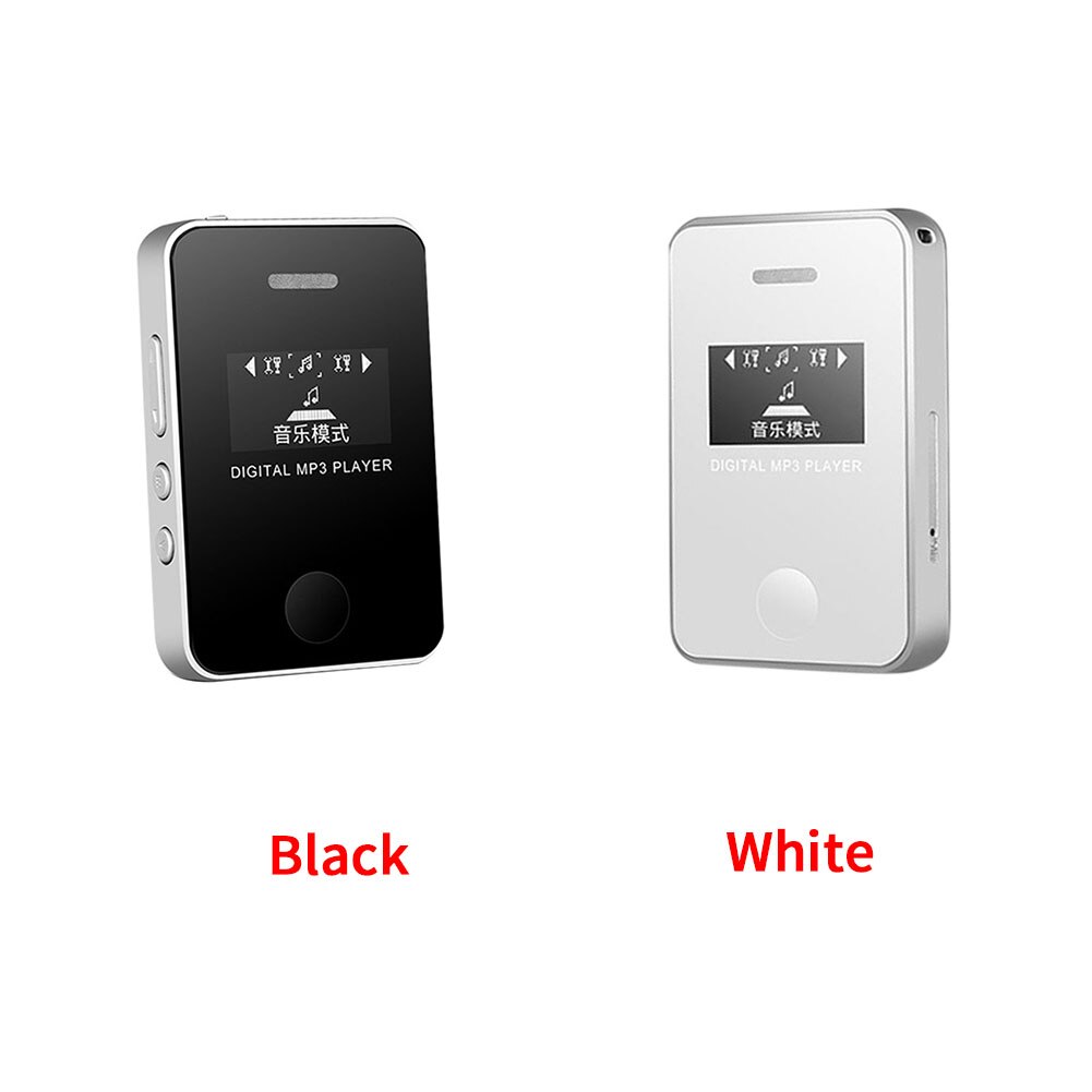 Clip, freisprechfunktion, mini-usb, tragbar , 7 klangmodi, unterstützt tf-karte, sport-audio, hifi-musik,  mp3- player, lcd-bildschirm, englischlernfunktion 16gb