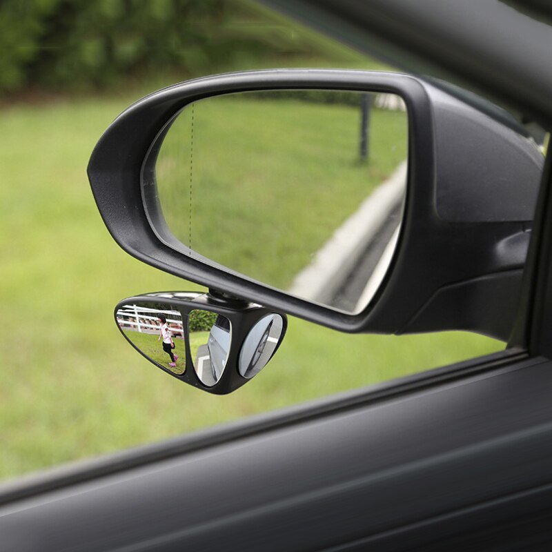3 In 1 Car Blind Spot Mirror 360 Rotation Adjustable Rear View Front Wheel Mirror Wide Angle anti-collision driving safety