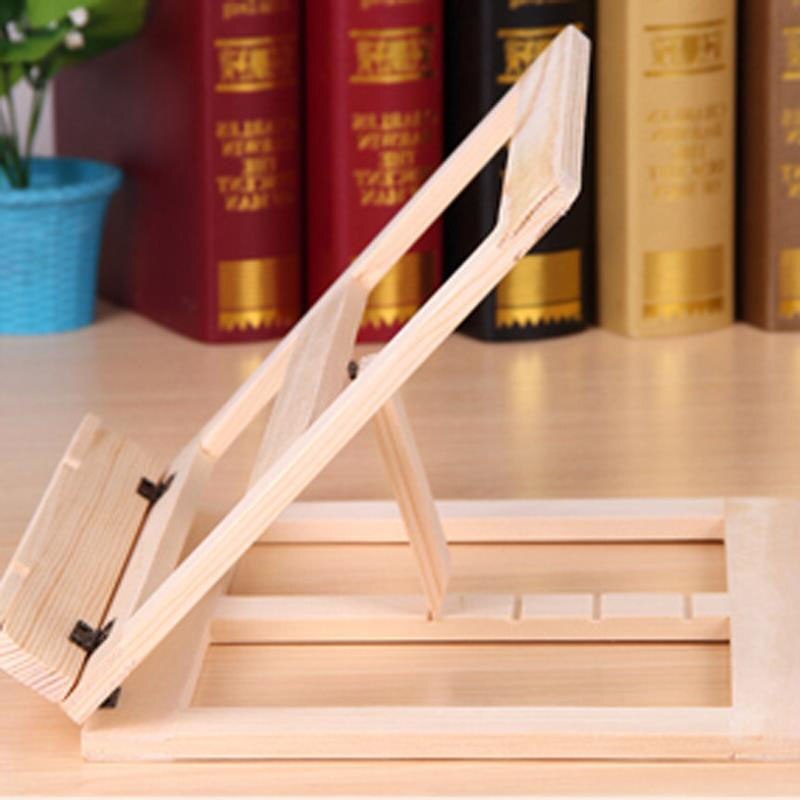 Houten Frame Lezen Boekenplank Beugel Tablet Pc Ondersteuning Stand Houten Tekening Schildersezel UY8