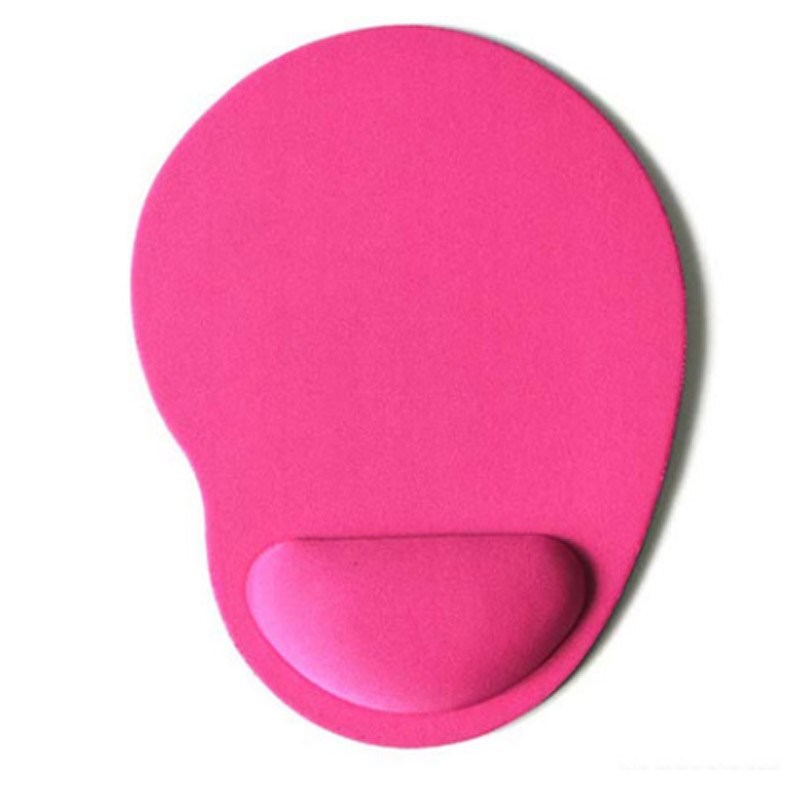 Mairuige Grote Promoties Ondersteuning Pols Comfort Muismat Optische Trackball Pc Thicken Mouse Pad Kleurrijke Voor Game 8 Kleuren: Pink