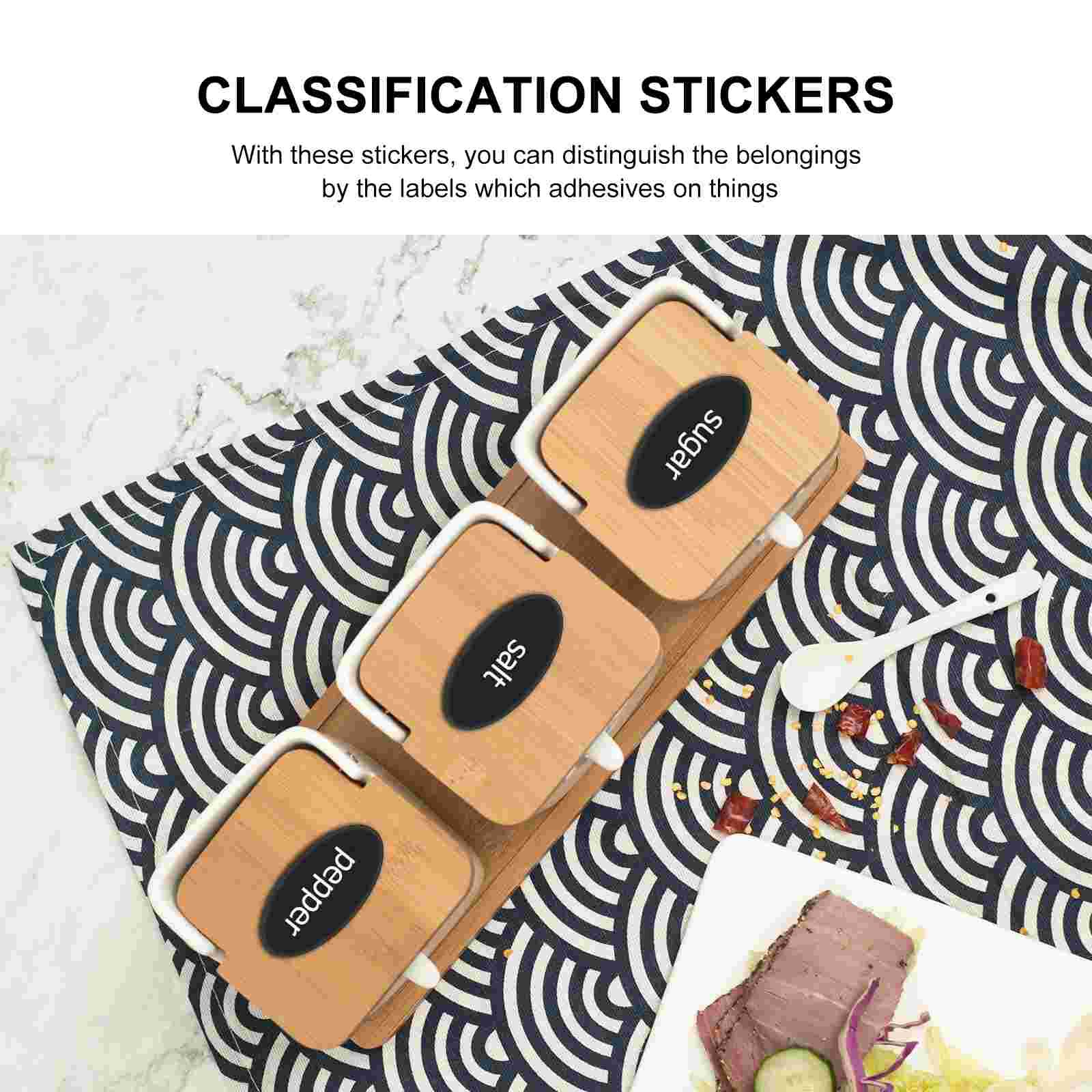 296 Stuks Adhesive Label Stickers Classificatie Stickers Ovale Markering Stickers