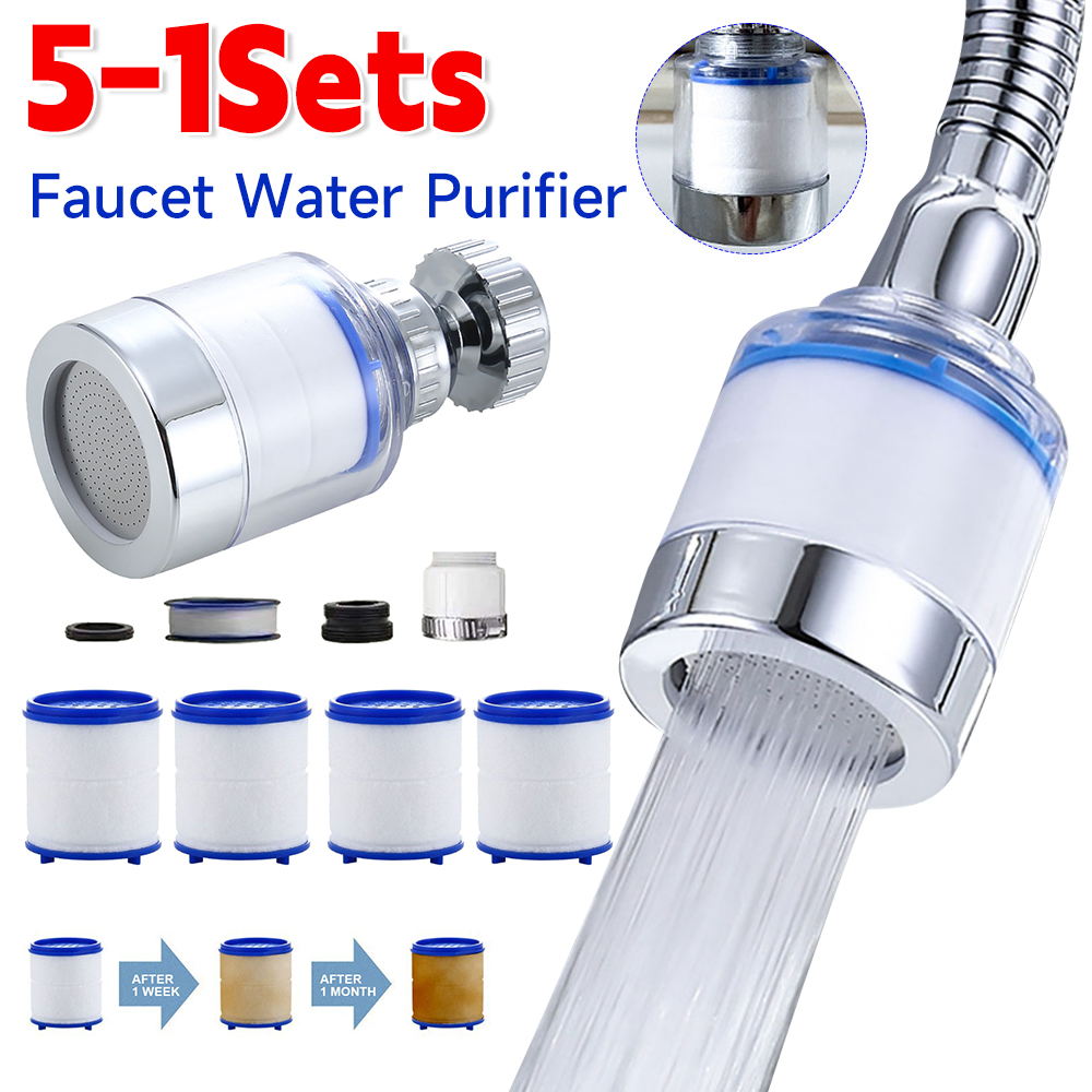 2–40 Stück Wasserhahn-Wasser-Reinigungsfilter, Luftreiniger, 360 Grad drehbare Spritzfilter, Wasserhahn-Adapter, wassersparend, für sterben Haushaltsküche