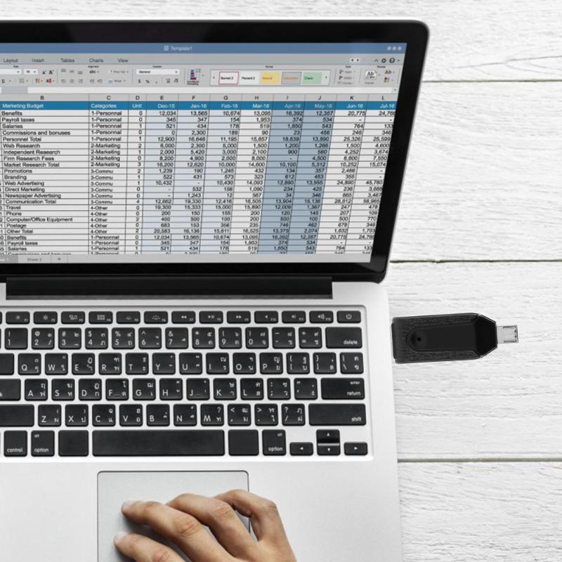 Mini USB 2.0 Micro USB Card Reader für Micro SD Karte TF Karte Adapter Stecker Spielen Bunte Wählen für Laptop PC für Huawei Andriod