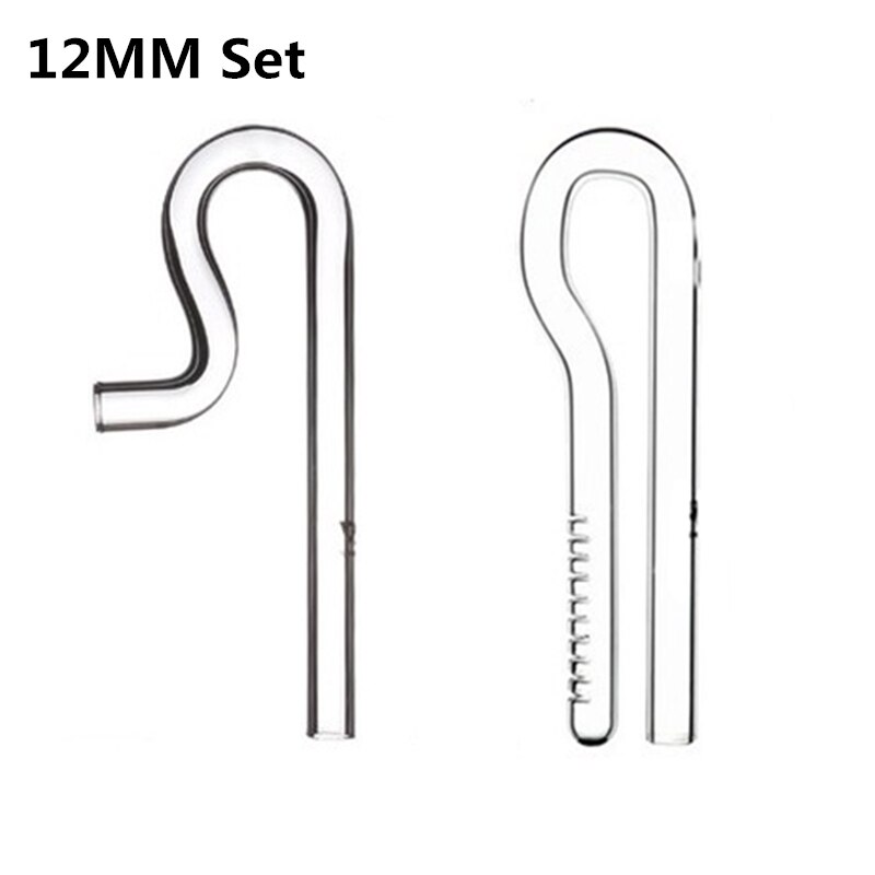 1 Set Mini Glass Aquarium Planted Tank Lily Pipe Voilet Surface SkImmer Inflow Outflow for 12/16mm (1/2") & 16/22mm (3/4") Tube: 12mminoutflowRKSset