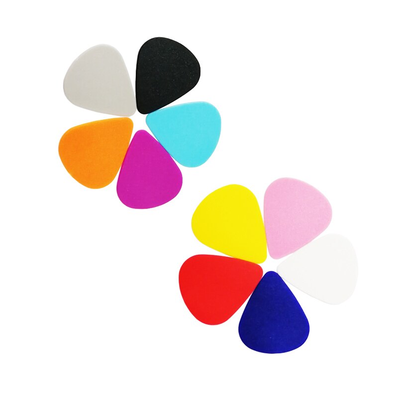 Púa de guitarra de 10/30 Uds., púas acústicas de 0,46mm 0,71mm 0,96mm, púas para guitarra suave eléctrica celuloide Plectrum, accesorios Uds.