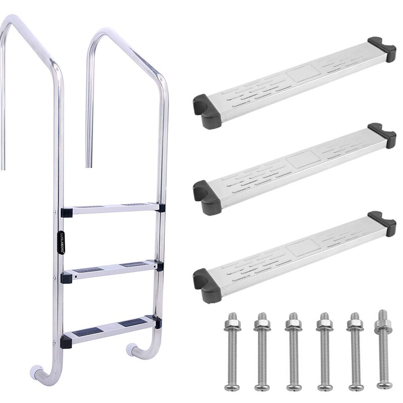 Steel Rungs Steps Stainless Steel Swimming Pool Pedal Replacement La... – Vicedeal