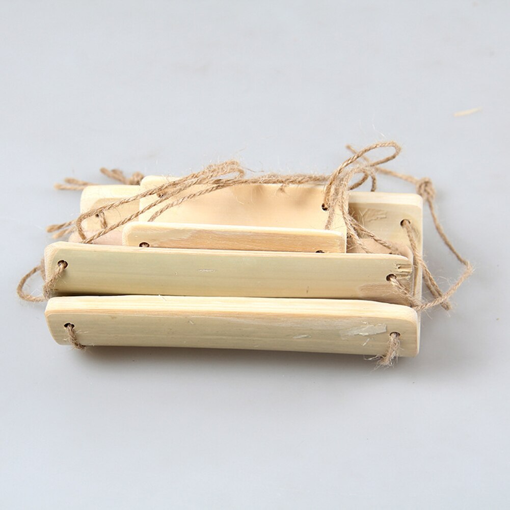 Bamboe Rat Hamster Kleine Huisdier Opknoping Swing Cool Hangmat Kooi Nest Spelen Speelgoed Natuurlijke Bamboe Hout Huisdier Swing Hangmat Kooi nest