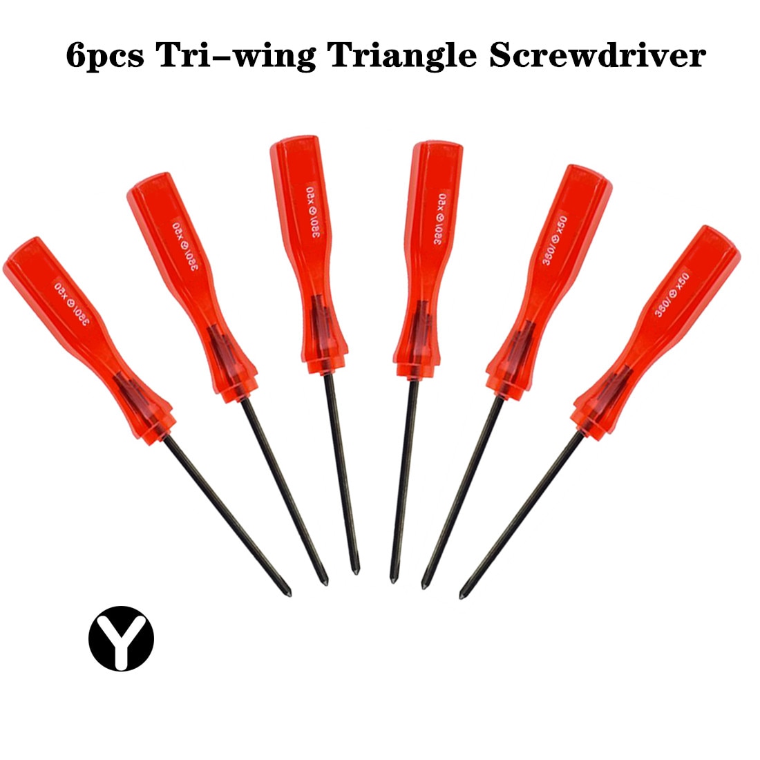 6Pcs Tri-Wing Driehoek Schroevendraaier Opening Repair Handgereedschap Multifunctionele Reparatie Tool Voor Nintend Wii Nds Ds Lite ndsl Gba Sp