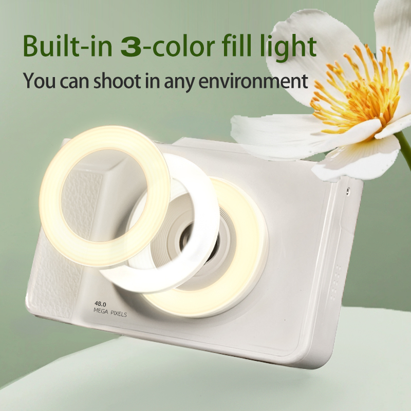 Xiaomi 4K Digitale Camera 6400w HD Flip Screen Camera Digitale Camera Kaart Camera Schieten Camera Student instapmodel CCD Camera