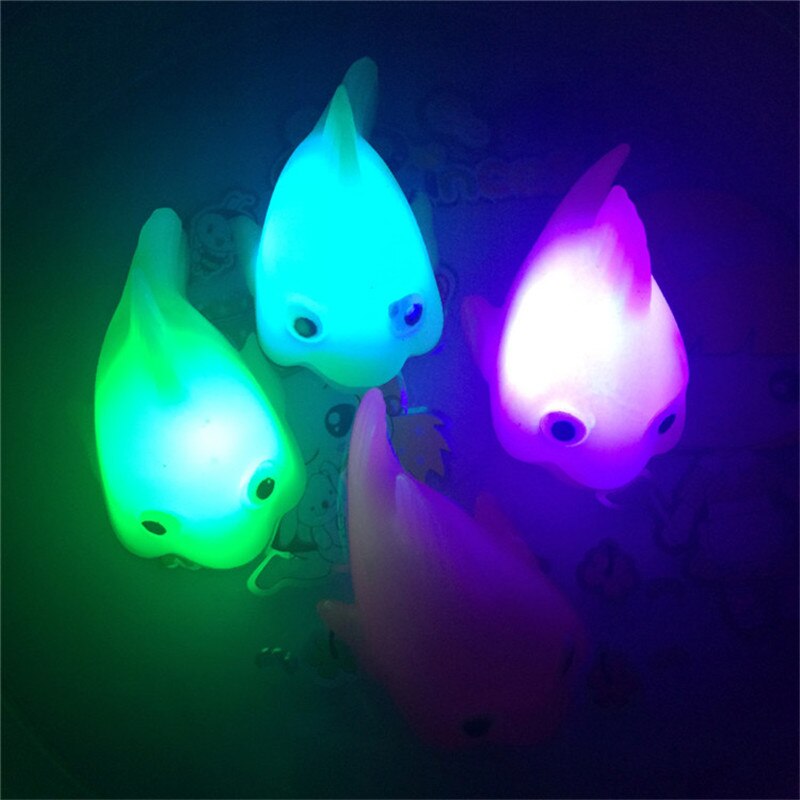 Water Induction Flashing Fish Toys Luminous Funny Water-sensing Baby Bathing Toy Light Up Fish Green Pink Kids LED Toys