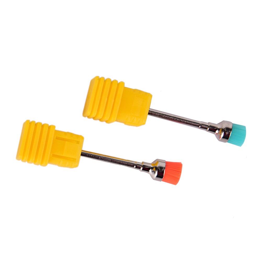 2 stuks manicure nagelstofborstel reinigingsboren accessoires nagelboorborstel elektrische machine vijlen