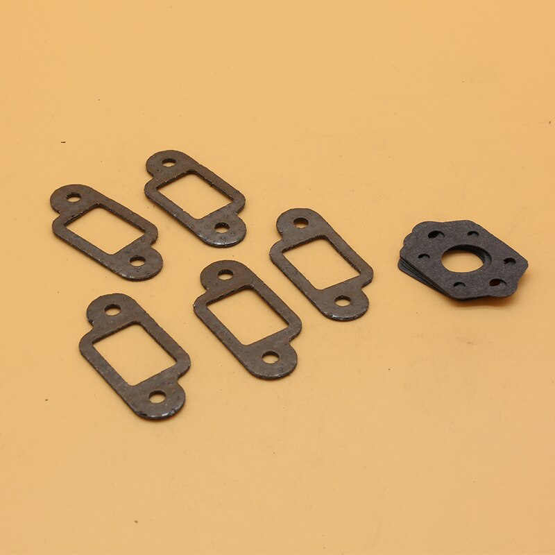 Vergaser Schalldämpfer Auspuff Dichtung Für STIHL Frau 021 023 025 210 230 250 Frau210 Frau230 Frau250 Kettensäge Vergaser Schalldämpfer Teile