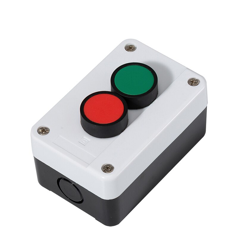 Arrow Symbool Aangeeft Start En Stop Zelfherstel Waterdichte Schakelaar Noodstop Industriële Hand-Held Control Box