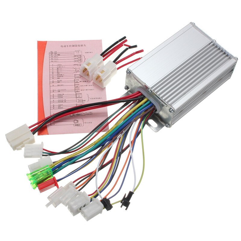 Dc 36V/48V 350W Borstelloze Controller Dc Motor Regulator Speed Controller Voor Elektrische Fiets E-bike Scooter