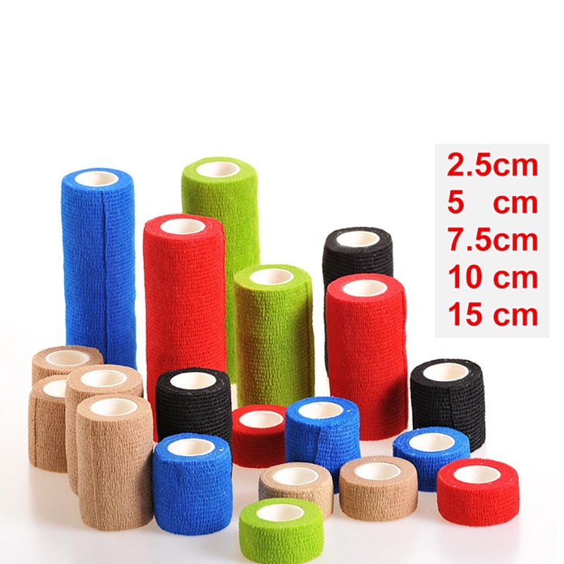 Non Tissé Enveloppement De Bandage Auto-Adhésif Respirant Élastique Bande de Sport Pour Animaux De Compagnie Chien Outils