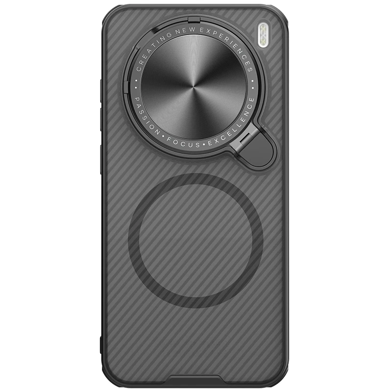 NILLKIN Voor Vivo X200 Pro MagSafe Case CamShield Prop Magnetische Draadloos Opladen Camera Houder Cover Voor Vivo X200 Pro mini: ABS / Black