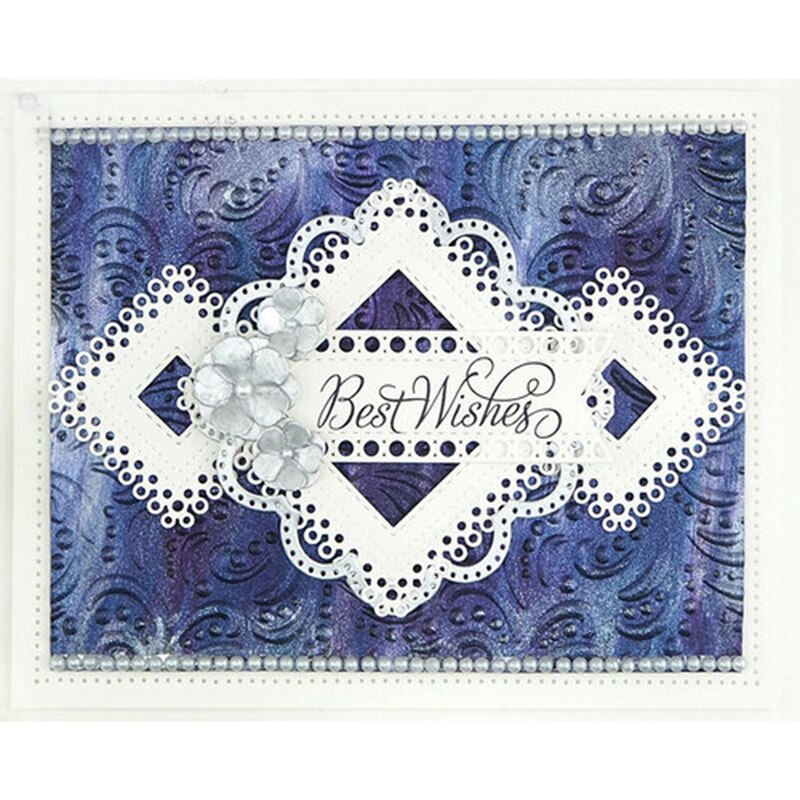 Square Border frame metal die cutting dies set DIY Scrapbooking & Stamping Card die cut making Crafts embossing Stencil