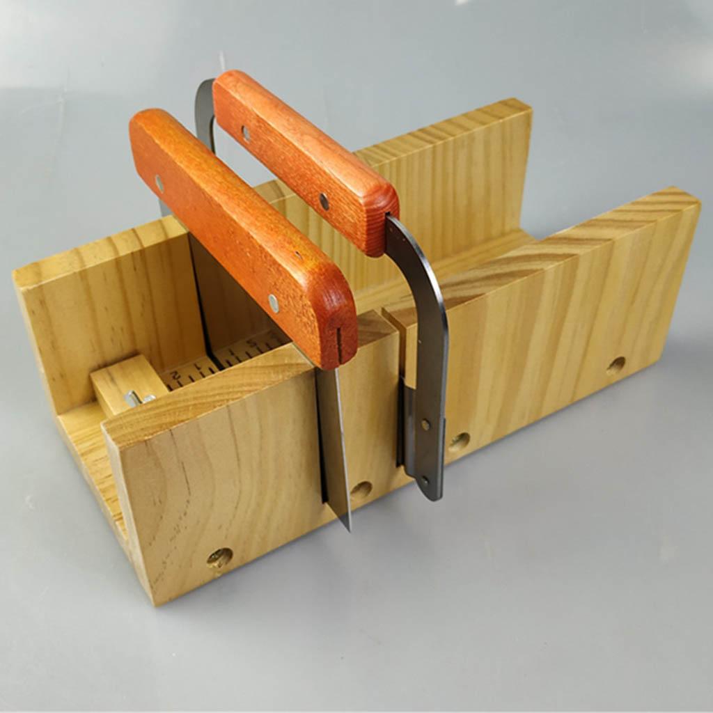 Cortador de jabón de madera ajustable, cepillo para cortar jabón en pan y pastel con escala, multifuncional, fácil de usar