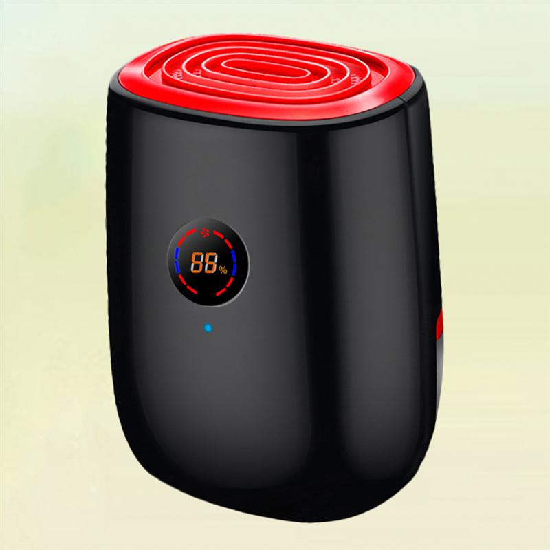 100-240V 800Ml Mini Huishoudelijke Halfgeleider Ontvochtiger Vochtigheid Controller Cool Luchtreiniger Droger Led Display Met Uk plug