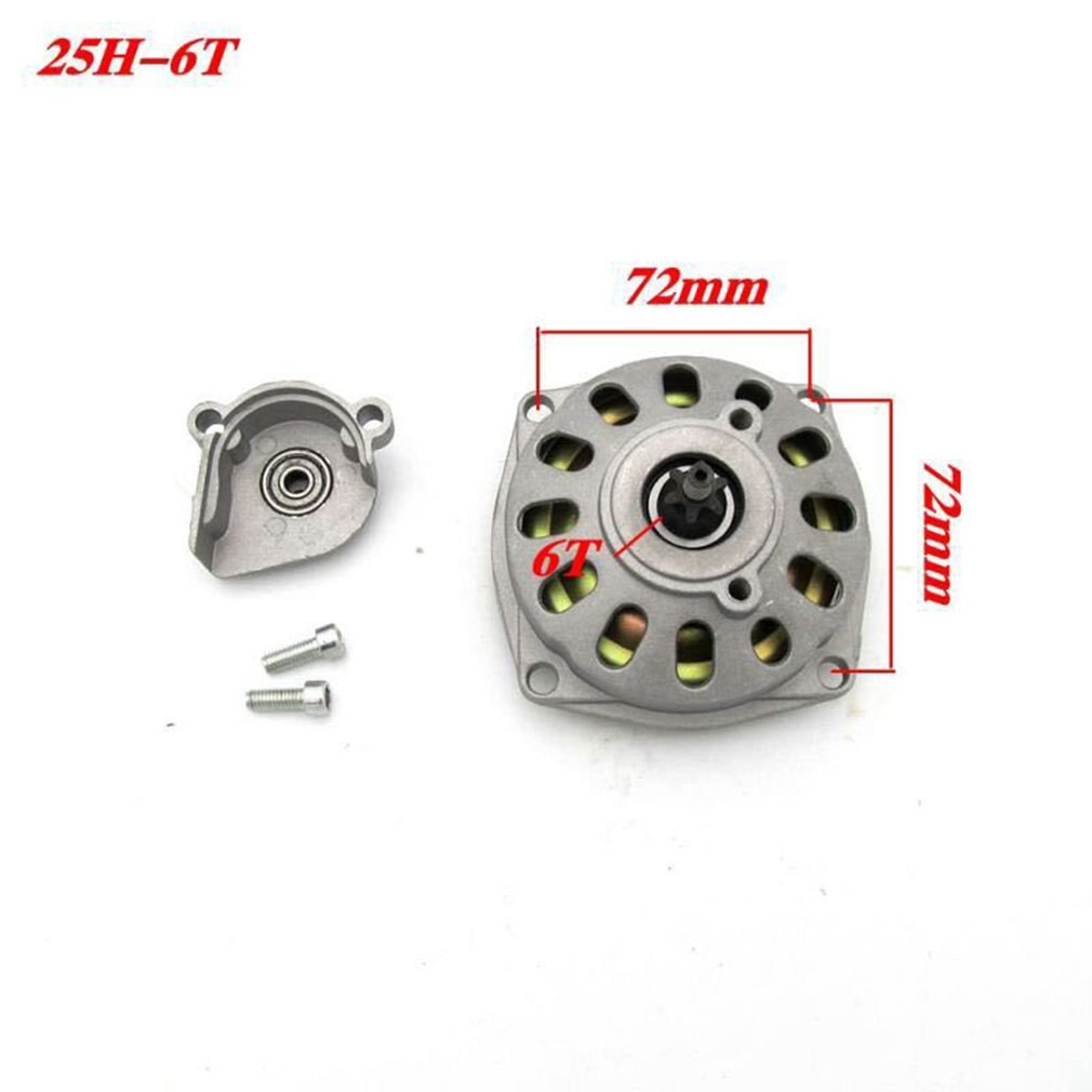 47cc 49cc 25H 6 Teeth Clutch Drum Gear Box 2 Stroke Mini Bike ATV Quad Clutch Drum Gear Box Motorcycle Parts