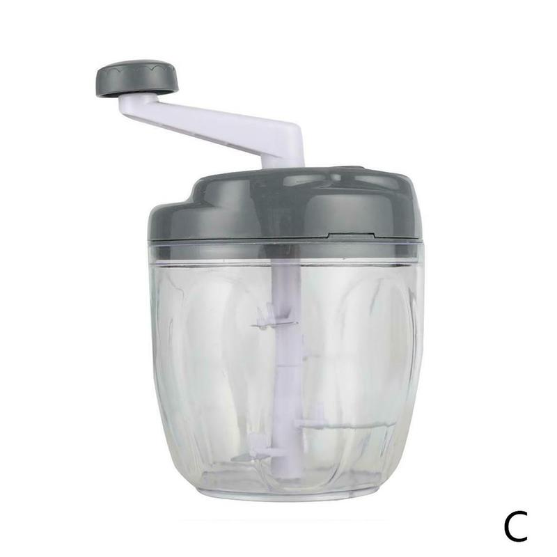 Manual Meat Grinder Mincer Stainless Steel Hand Cranked Chopper Tool Vegetable Fruit Beef Kitchen Food Household D9J7: C