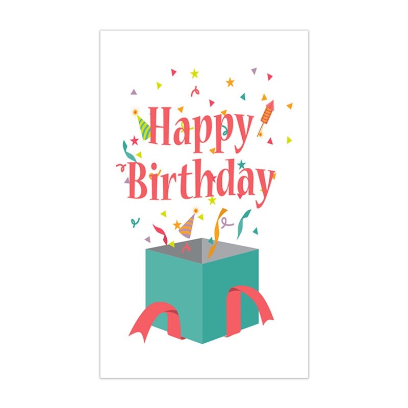 30pcs Happy Birthday Cards for Kids Son Cartoon Greeting Card with Envelope for Christmas Baby Shower Postcards: A