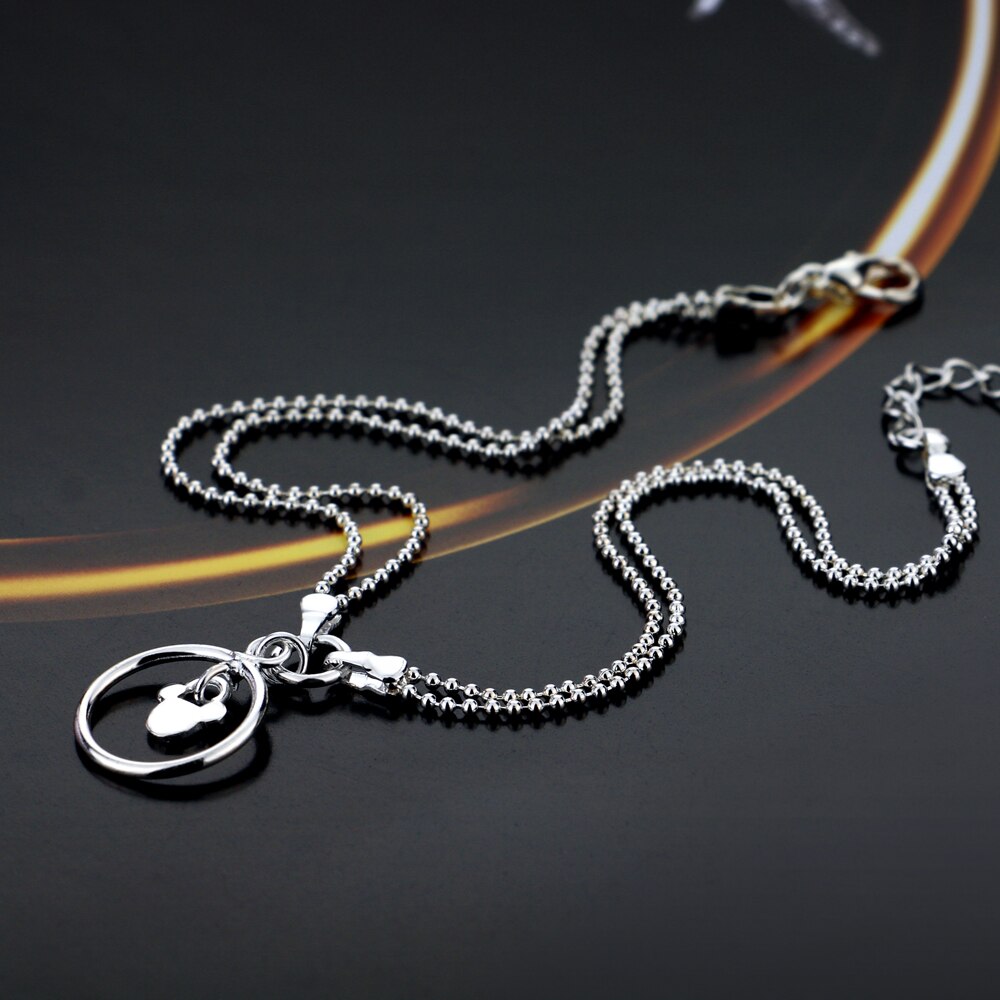 Schlichtes damen-fußkettchen aus massivem sterlingsilber mit 925 kettengliedern, personalisierbar, im boho-stil, ideal für brautjungfern.