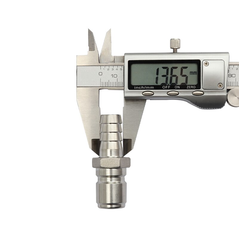 Stainless Male Quick Disconnect Set, Homebrew Fitting, 1/2"Barb, and Retail