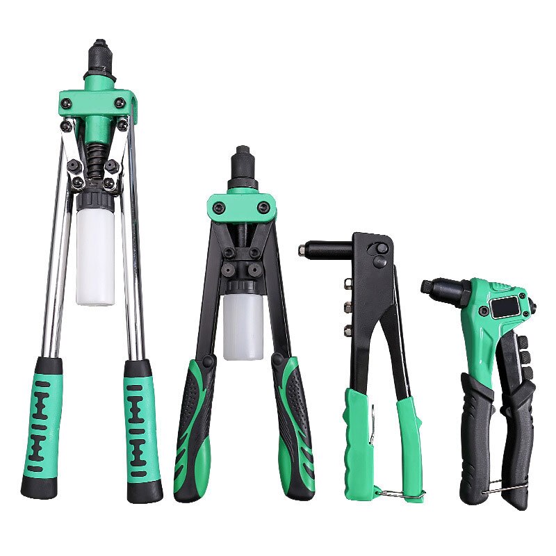 Easy Automatic Rivet Tool Green Upgrade Version Pull Cap Heavy Duty Hand Riveter for 3/32"1/8"5/32"3/16"1/4" --M25