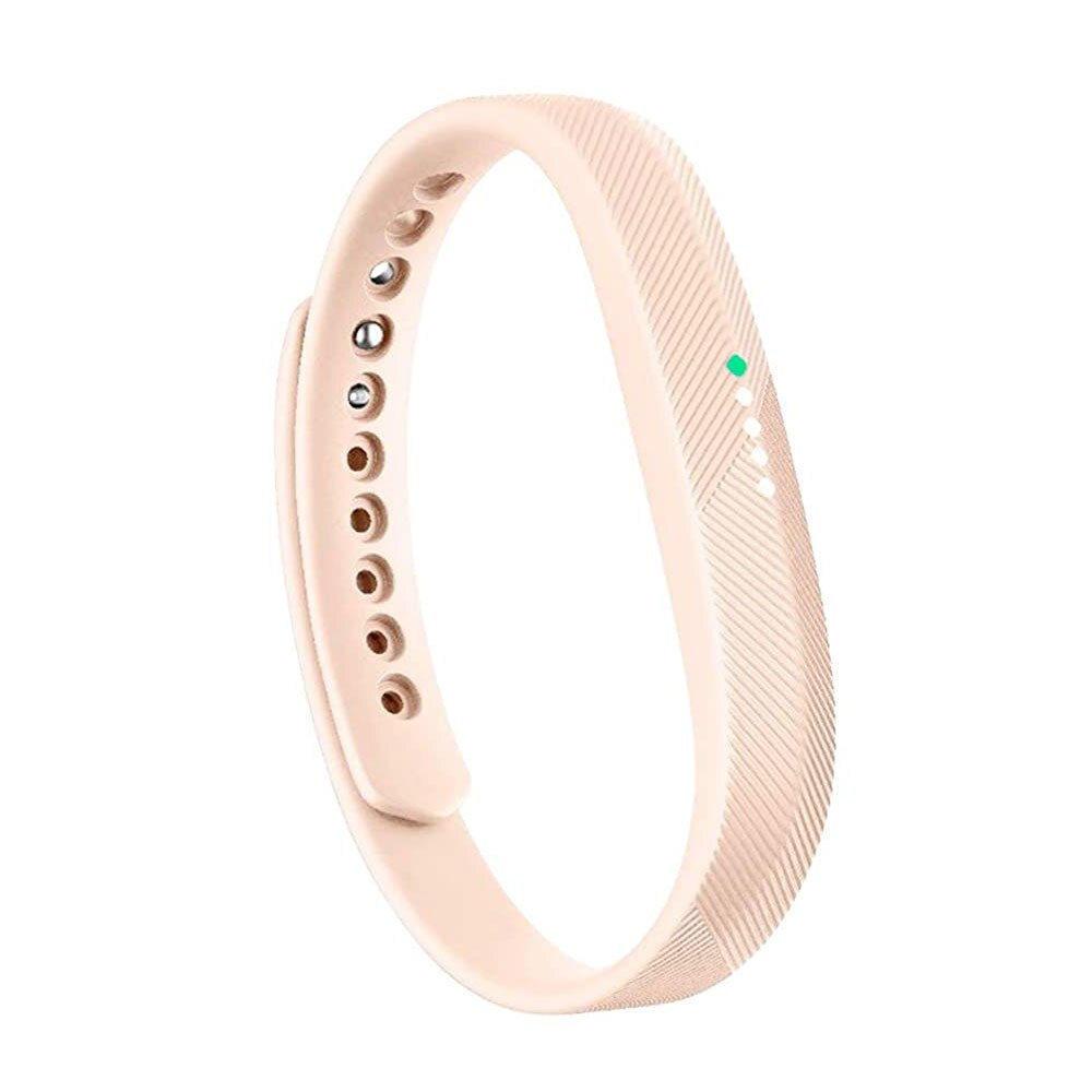 Siliconen Band Verstelbare Band Voor Fitbit Flex 2 Smart Horloge Vervanging Accessoires Polsbandje Band Armband Voor Fitbit Flex2: Light Pink / L