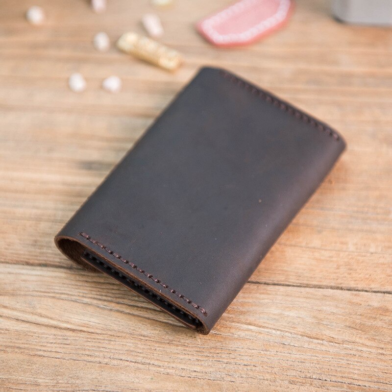 DIY material bag leather card bag simple business card box coin purse DIY sewing