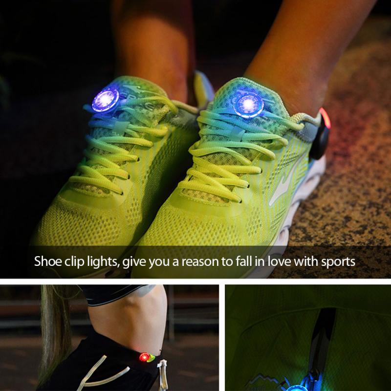 Mini Blinkende LED Schuhe Clip Lichter draussen Nacht gehen Laufen Joggen Sicherheit Warnung Licht Lampe Rucksack licht TSLM1