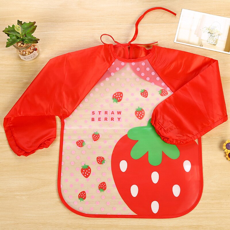 Baby Slabbetjes Baby Burp Doeken Peuter Sjaal Voeden Kiel Lange Mouw Waterdichte Overall Dieren Babyvoeding Accessoires