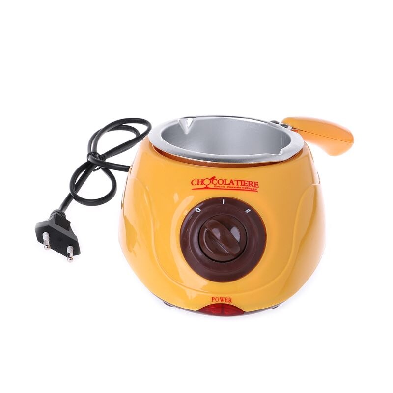 Electric Heating Chocolate Candy Melting Pot Fondue Fountain Machine Kitchen Baking Tool