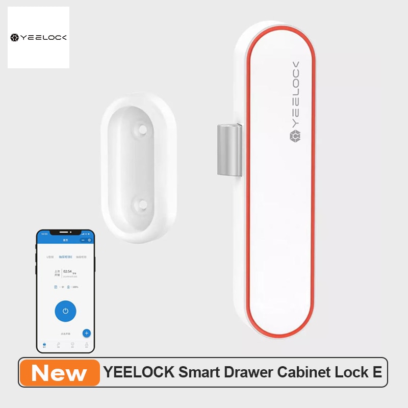 Yeelock Smart Ladeblok Lock E Keyless Bluetooth App Unlock Anti-Diefstal Kind Veiligheid Bestand Beveiliging Lade Schakelaar