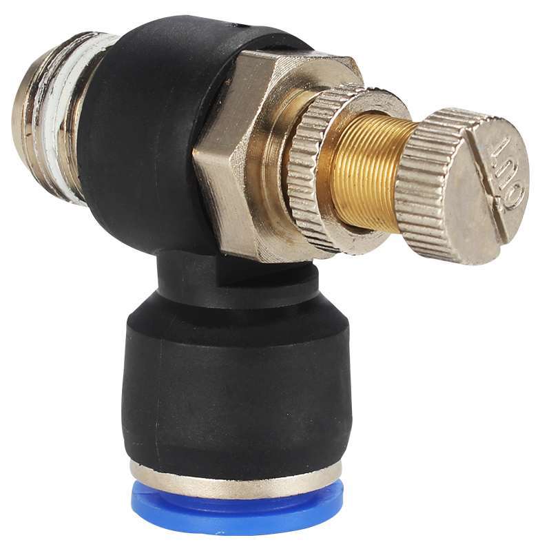 Pneumatic quick connect connector SL 4 6 8 10 12mm M5 "1/8" 1/4 "3/8" 1/2 air speed regulating valve Accelerator valve