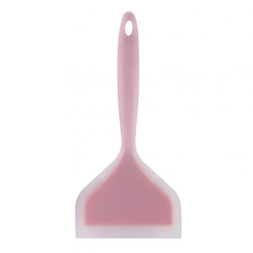 Kookgerei voor thuis, antiaanbak siliconen kookspatel, keukentaartschraper, chocoladepasta, keukengereedschap voor gebak: Roze