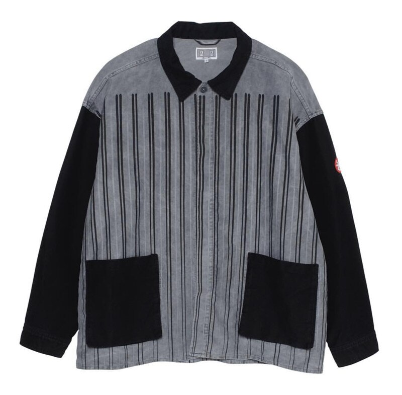 Hip Hop Streetwear CAVEMPT Shirt C.E CAV EMPT TWO COLOUR DENIM SHIRTS Men Women 1:1 Best Casual Cavempt Shirt
