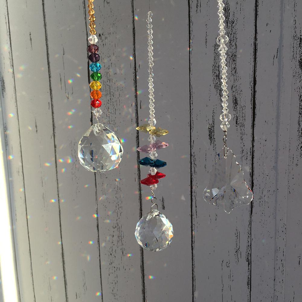 30 & 50 Mm Clear Prims Venster Zon Catcher Collection Kralen Tuin Decor Rainbow Maker,Housewarming 3 Stks/set