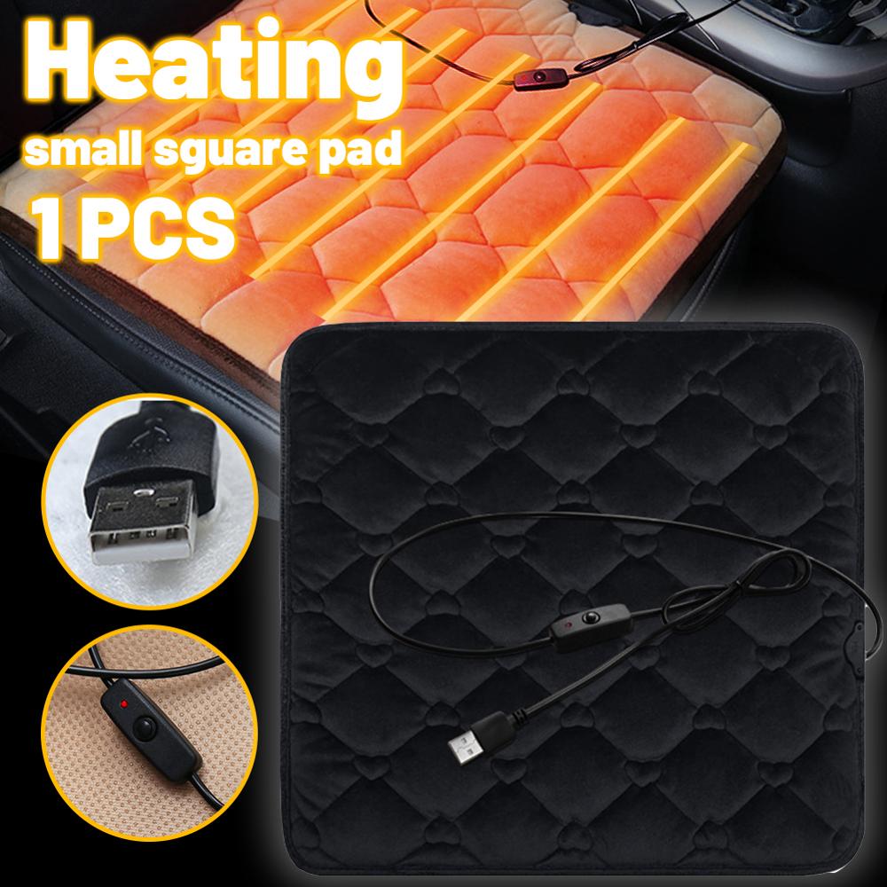 5V Auto Verwarmde Zitkussen Usb Warmer Verwarmde Seat Cover Antislip Verwarming Stoel Pad Kussen Voor Home Office